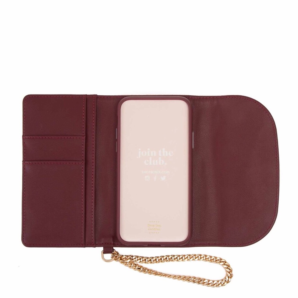 Embellished Velvet iPhone X Wristlet by Sonic - Picture 2 of 6